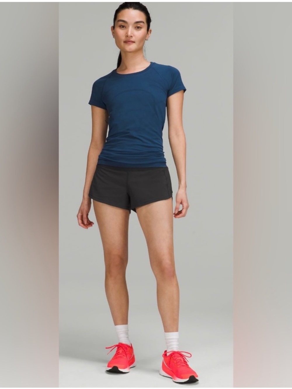 lululemon athletica Black 2.5” Speed Up Lined Athletic Shorts